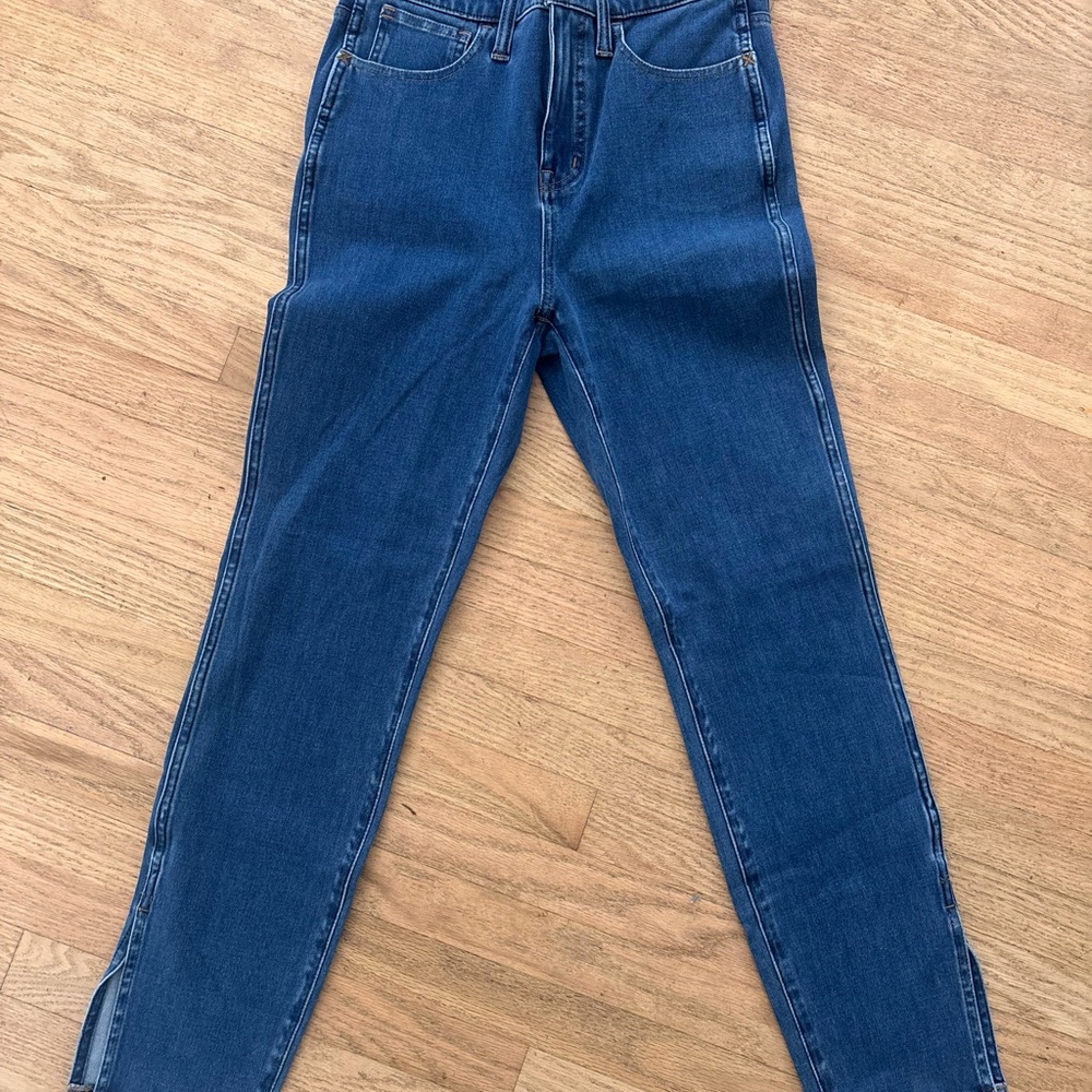 Madewell Women's Skinny Jeans in Dark Blue Denim
